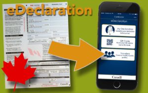 eDeclaration statt Declaration Card